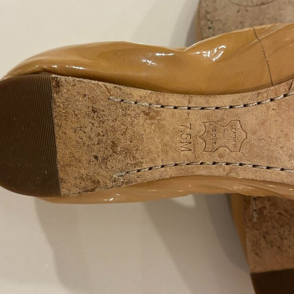 Tory Burch 'Caroline' Elastic Trim Ballerina Flat Size 7.5 - Picture 9 of 10